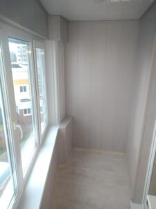 Тёплое остекление лоджии из профиля Rehau Grazio Люберцы