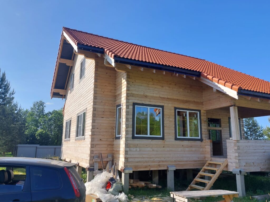 Остекление загородного дома. Лобня