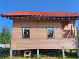 Остекление загородного дома. Лобня
